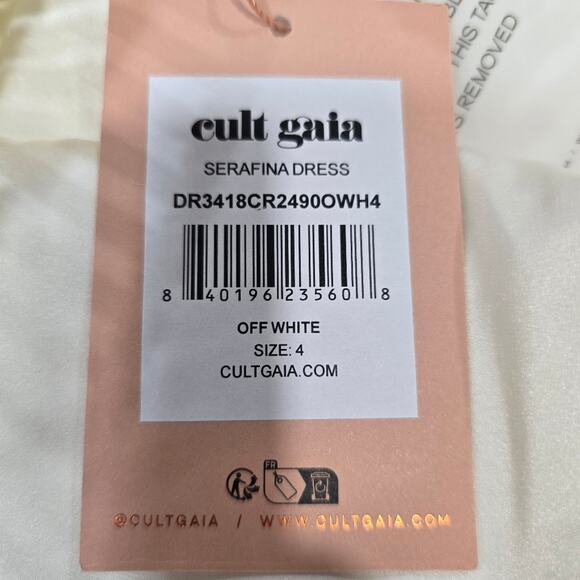Cult Gaia Serafina Dress in Off White - Picture 10 of 14